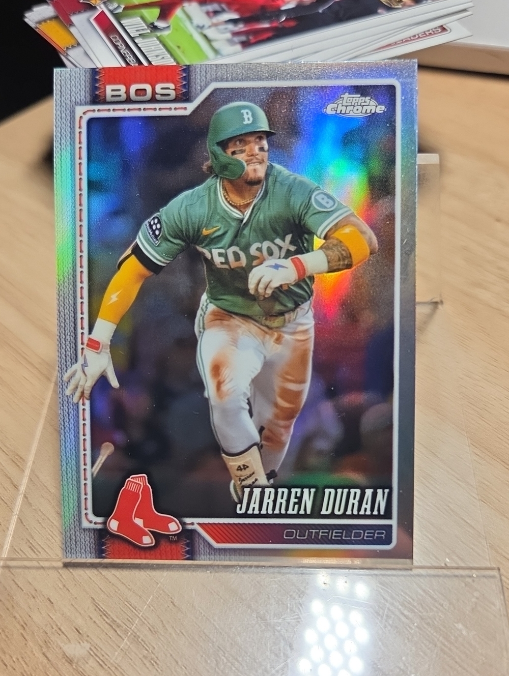 2026 Topps Chrome Rainbow Foil Jarren Duran